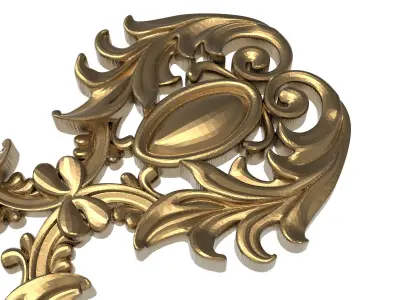  decorative pattern ready for 3D printing 3D print model