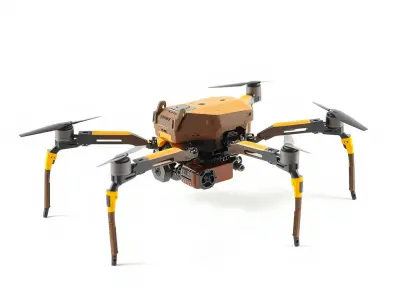 Spider Research Drone Versatile Model Pack Low-poly 3D model