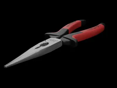 needle nose pliers 3D model