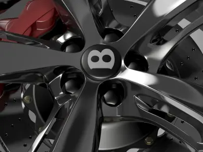 Bentley Continental GT Speed 2015 wheel 3D model
