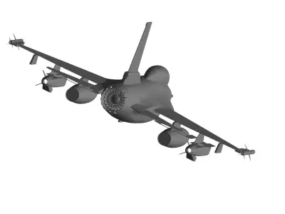 F-16 fighting falcon 3D model purchase