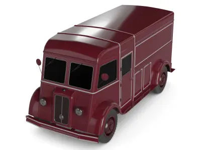 Delivery Van 3D model purchase