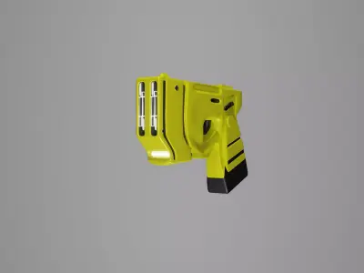 Taser x2 for police security or game assets Low-poly 3D model