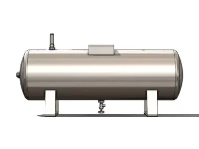 Tanque de Ar SMC VBAT38A1 RV Air Tank 3D model