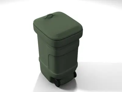 Plastic Garbage Container 3D model
