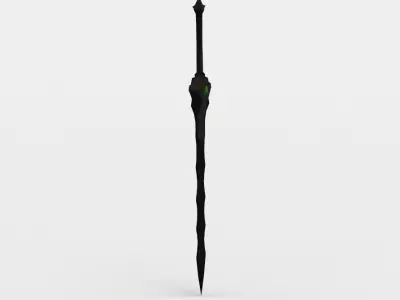 Sword Low-poly 3D model 16