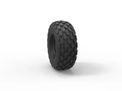 Wheel from Roller-compactor 3D print model