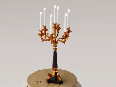 CANDELABRO GRANDE - PORTA VELAS 3D print model purchase