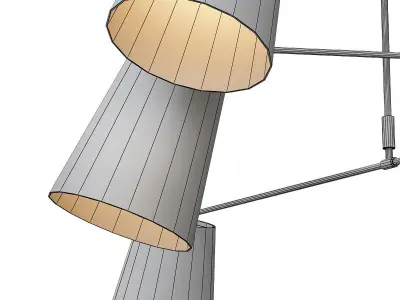 HEATHFIELD CO ANDROMEDA ANTIQUE BRASS 3D model