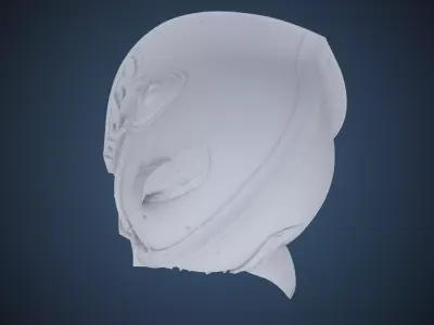 Horned Orc Warrior Helmet PM-228 3D print model