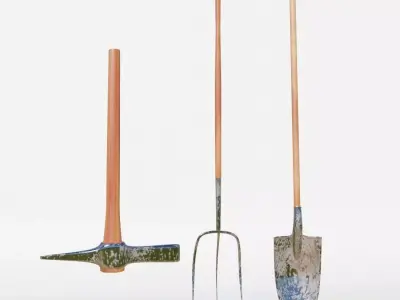 Farm Tools 3D model purchase