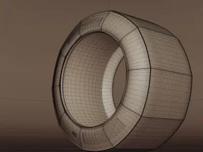 Michelin Racing Slick Tires 3D model