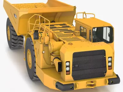 Mining Truck CAT AD45B 3D model