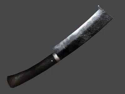 nata1 knife Low-poly 3D model