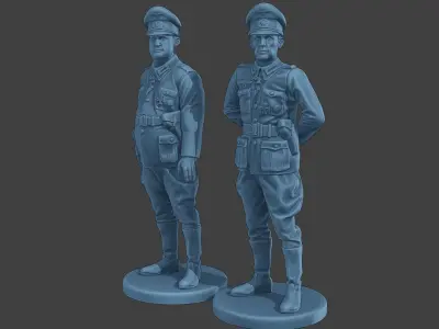 German Officers Stand ww2 G5 3D print model