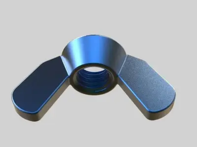 M5 Wing Nuts 3D print model