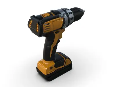 Cordless Drill 3d model 3D model