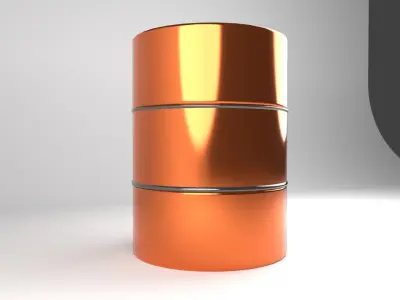 Oil Barrel Free 3D model get