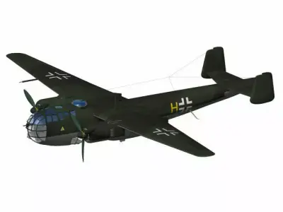 Dornier Do217 K-2 3D model
