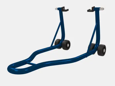 Paddock Stand Low-poly 3D model