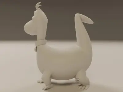 Dino pet 3D print model