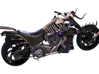 Hellish Bike 3D model
