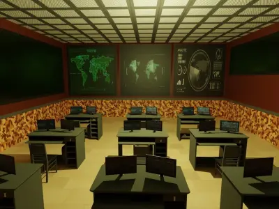 Military Bunker Low-poly 3D model purchase