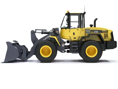 Wheel loader Komatsu WA250 3D model
