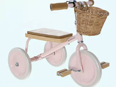 BANWOOD TRIKE Pink Chil Bike Kid Bicycle  3D model