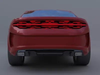 Generic Muscle car mark 2b 3D model