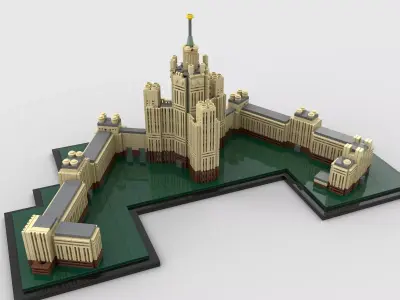 Kotelnicheskaya Embankment Building  3D model