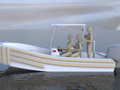 Tug Boat 3D model