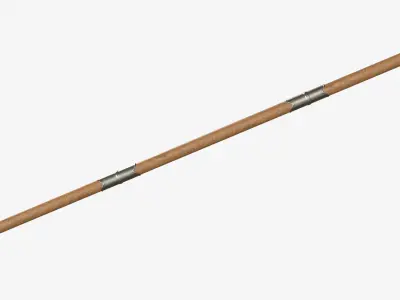 Japanese Spear 6FT Bo 4 colors 3D model
