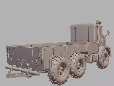 Warden Heavy Truck Off Road Vehicle 3D Printable  3D print model