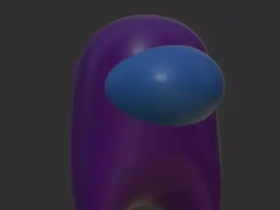 Among us-double cheeked up- 3D model