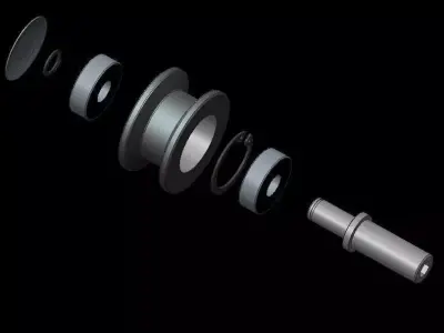 Roller Bearing Free 3D model