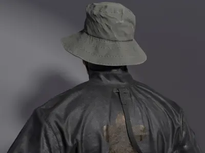 Soldier - City soldier Low-poly 3D model