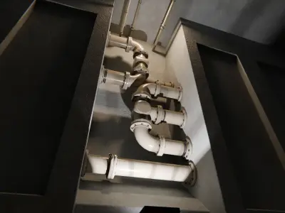 Modular Pipes Low-poly 3D model by mintymeta from CGTrader