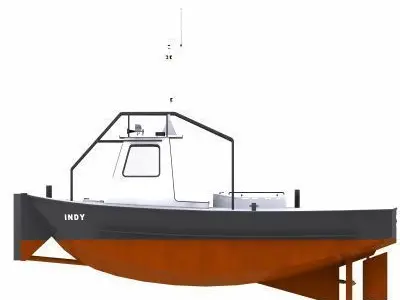 Harbour Tug - 02 - 3D model