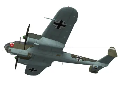 Dornier Do17 Z-3 3D model
