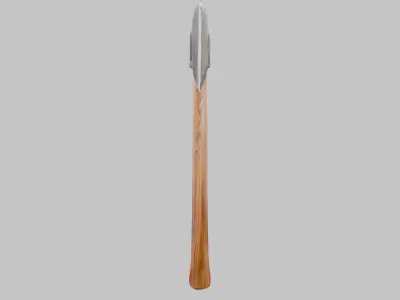 Mystic Arcane Battle Axe Low-poly 3D model