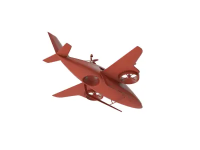 Next Gen Air Taxi for Print 3D model