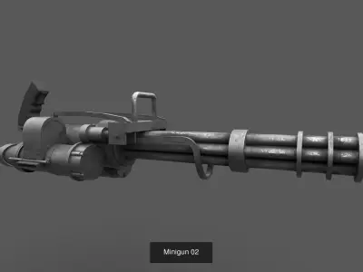 Minigun Weapon Pack
