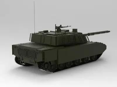 Type 15 Black Panther tank 3D model