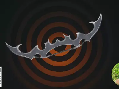 Dark Fantasy Blade Collection 3D model