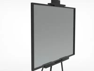 Outdoor Advertising Stand V8 3D model
