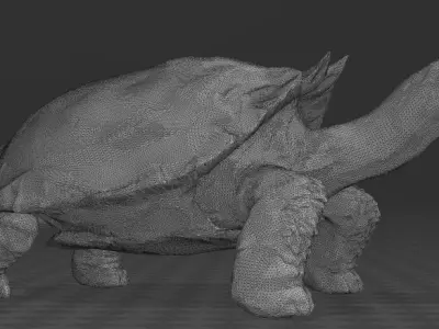 Carbonemys tortoise 3D print model