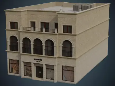 Building 26  Low-poly 3D model