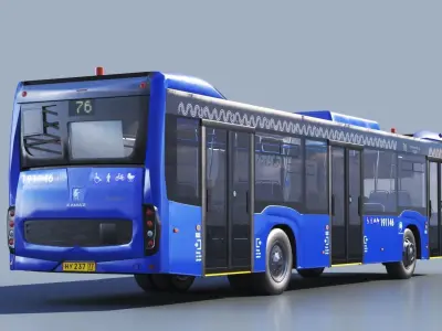 Nefaz 5299 Moscow bus 3D model