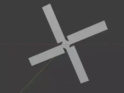 Cylinder propeller blade Free 3D model